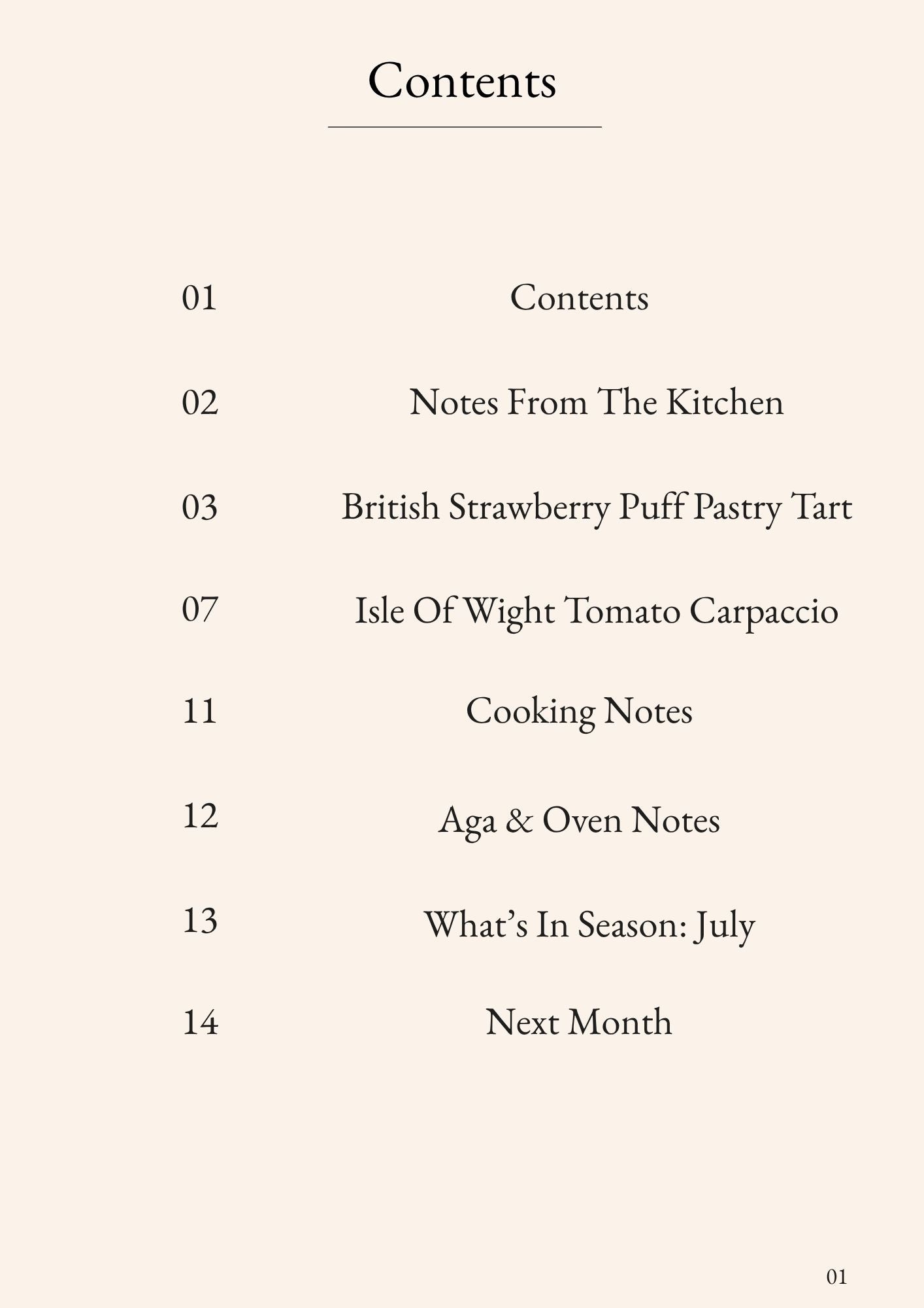 IN SEASON 001: British Strawberries (Digital Edition)