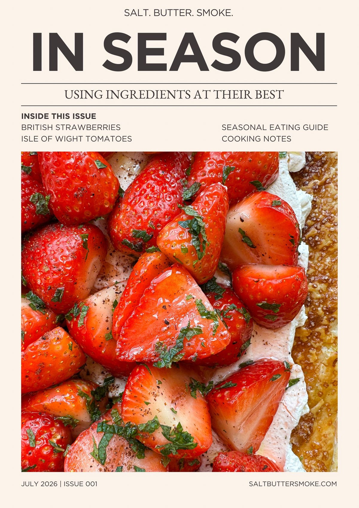 IN SEASON 001: British Strawberries (Digital Edition)